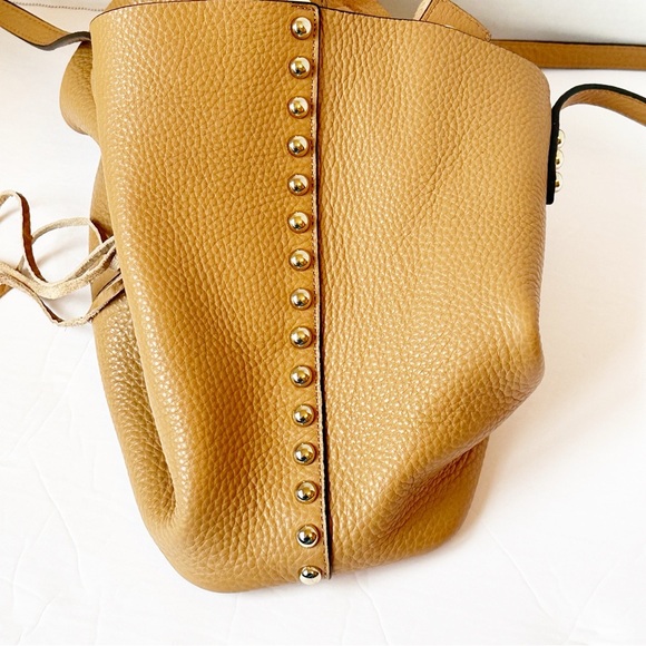 Like new never used Rebecca Minoff camel satchel - Picture 3 of 9